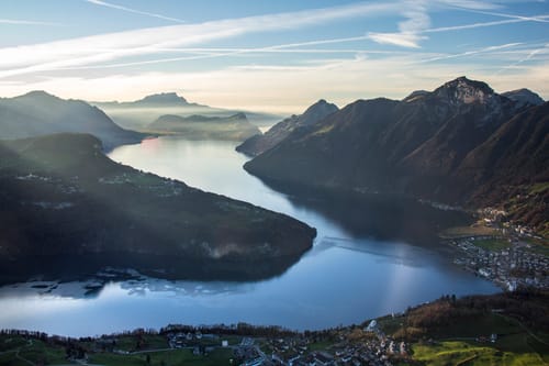 Blick über den Vierwaldstättersee